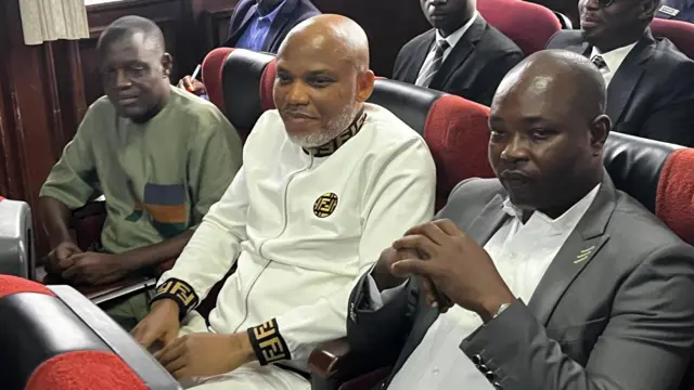 Nnamdi Kanu in court