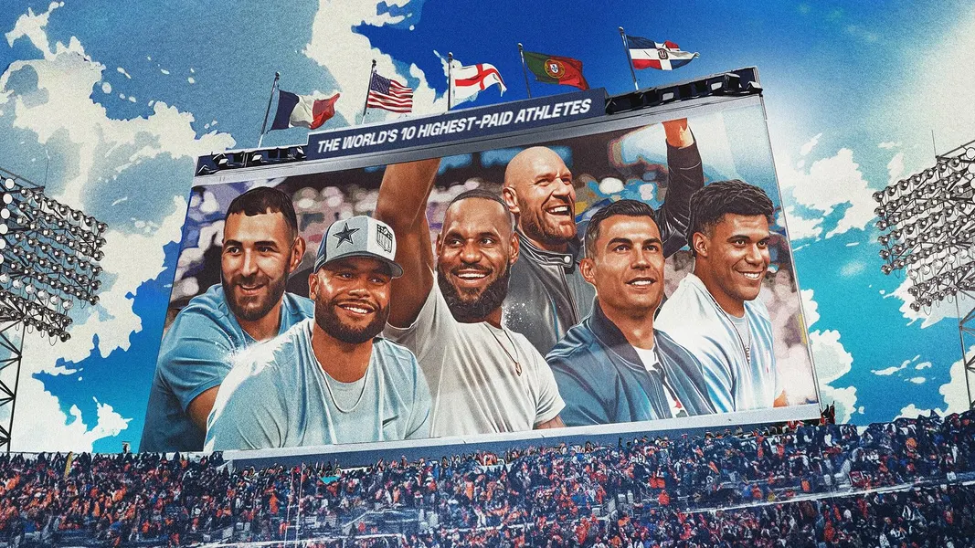 Top 10 Highest-Paid Athletes 2025: Salaries & Endorsements